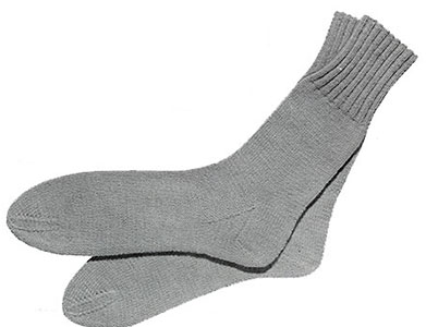 Mens Classic Socks Pattern, No. 612