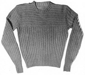 Ribbed Pullover Pattern #832