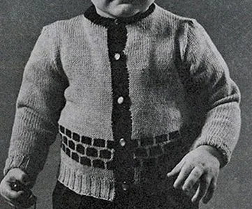 Boys Cardigan Pattern #924
