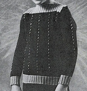 Boys Cable Knit Sweater Pattern #927