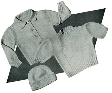 Block Pattern Cardigan Pattern #507