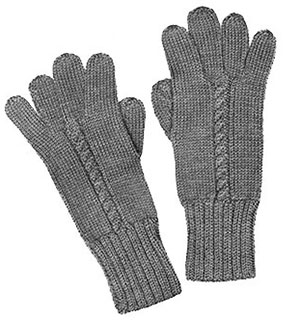 Ladies Cable Stitch Gloves Pattern #608