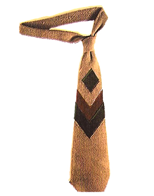 Chevrons & Diamond Necktie Pattern #5011T