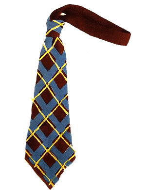 3-Color Plaid Necktie Pattern #5014T