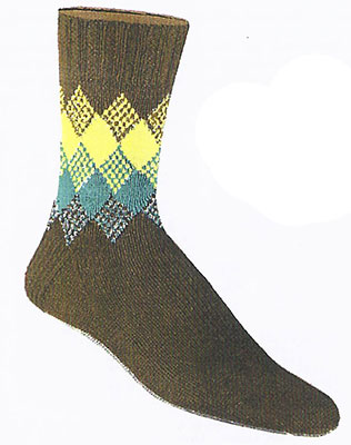 Blending Colors Socks Pattern #72-106