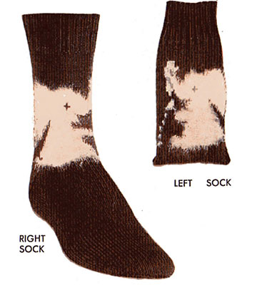 Tipsy Elephant Socks Pattern #72-111