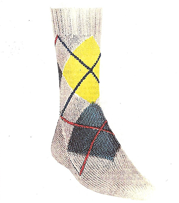 Argyle Socks Pattern #7201