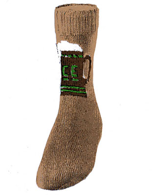 Beer Mug Socks Pattern #7223