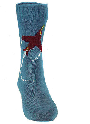 Jet Airplane Socks Pattern #7231