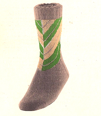Chevron Diagonal Stripes Socks Pattern #7238