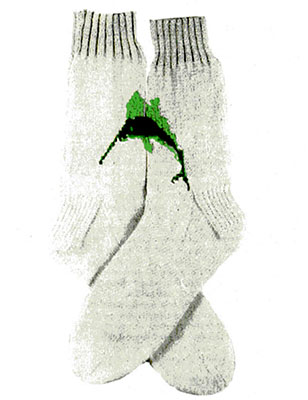 Sailfish Socks Pattern #7241