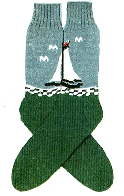 Sail Ho Socks Pattern #7246
