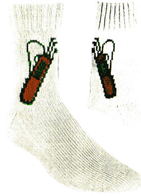 Golf Bag Socks Pattern #7284