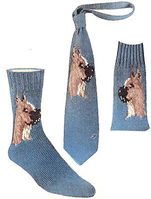 Boxer Socks and Necktie Pattern #7289