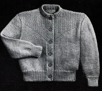 Seed Stitch Cardigan Pattern