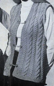 Cable Vest Pattern