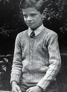 Boy's Cable Stitch Slip-On Sweater Pattern #159