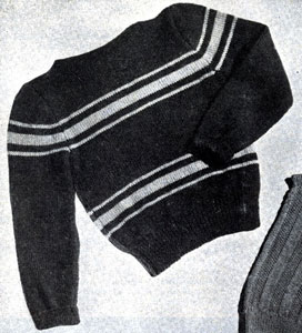 Boy's Shaker Sweater Pattern
