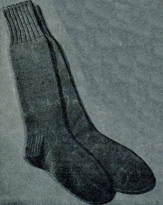 Plain Socks Pattern #296