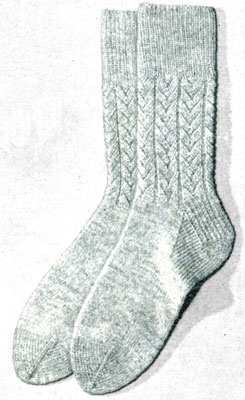 Herringbone Socks Pattern