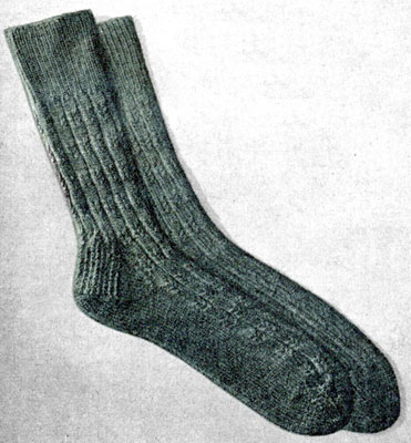 Fancy Ribbed Socks Pattern