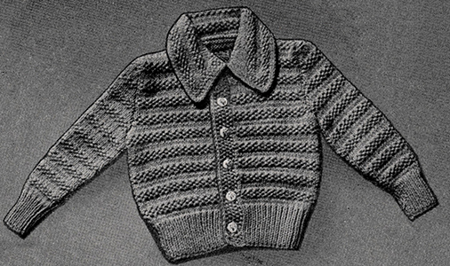 Cardigan with Hat Pattern #754
