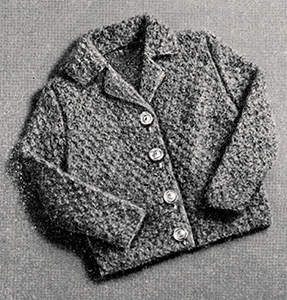 Tweed Jacket Pattern #768