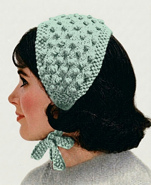 Popcorn-Stitch Headband Pattern