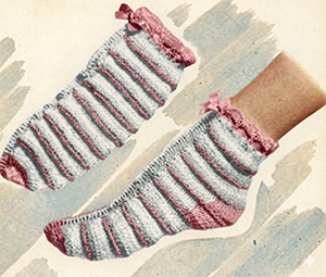 Bed Slippers Pattern #1519