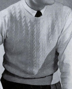 Fingering  Yarn Sleeveless Sweater Pattern