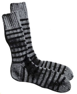 Two Tone Socks Pattern