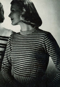 Striped Pullover Pattern No. 5304