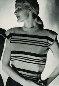 Striped Pullover Pattern No. 5306