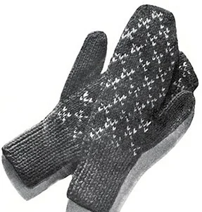 Norwegian Type Mittens Pattern #5610