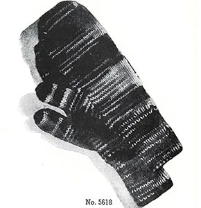 Ombre Mittens Pattern #5618