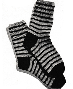 Striped Socks Pattern #5702