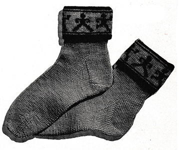 Dancing-Doll Socks Pattern #5707