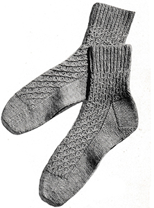 Novelty-Stitch Anklets Pattern #5714