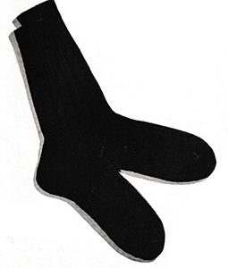 Men's English-Ribbed Socks Pattern #5721