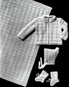 4-Piece Baby Set Pattern | Size 1