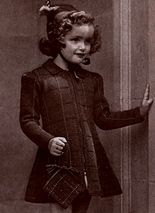 Bonnie Annie Laurie Plaid Coat, Bonnet & Purse Pattern #805
