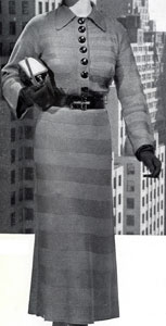 Metropolitan Striped Dress Pattern