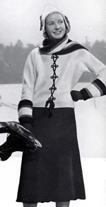 Figure Eight Skating Set Pattern | Size 16