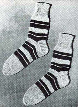 Man's Striped Socks