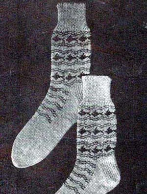 Man's Little Fish Socks