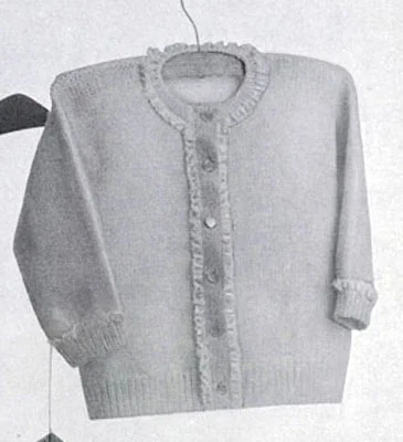 Lace Trimmed Cardigan Pattern