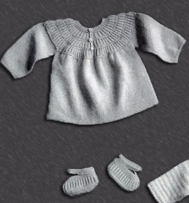 Baby Sacque and Shoes Pattern