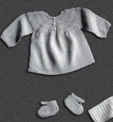 Baby Sacque and Shoes Pattern
