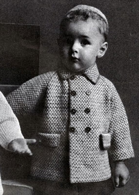 Knitted Tweed Coat and Cap Pattern