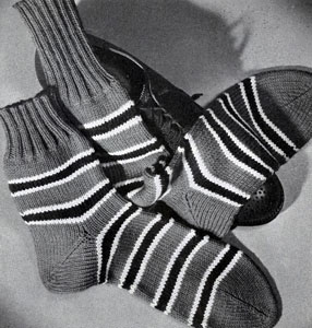 Men's Sock Pattern No. 518